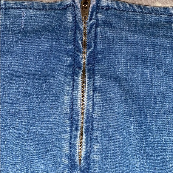 Pacsun two toned denim skirt - Picture 5 of 8